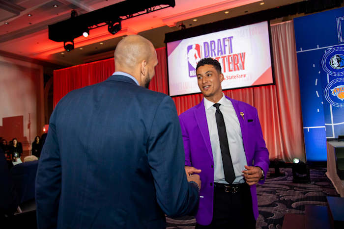 Kyle Kuzma was drafted #27 Overall by the Brooklyn Nets in the 2017 NBA Draft - USA Today